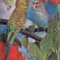 Postcard 3D Lenticular Parakeets Gossiping Friends