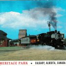 Alberta Postcard Calgary Heritage Park Train