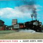 Alberta Postcard Calgary Heritage Park Train