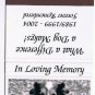 Matchbook Cover Dog Collie Im Memorian Max Schmoopy Ziss