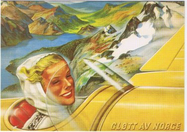 Postcard Glott Av Norge Norway
