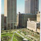 California Postcard Los Angeles Pershing Square Downtown