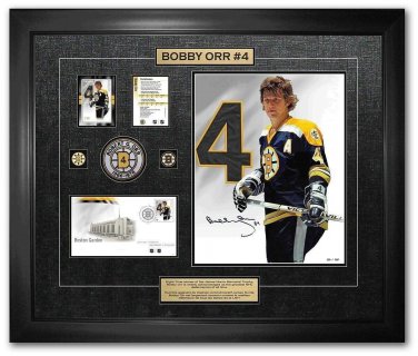 Bobby Orr Print 2014 NHL Boston Signed Numbered FDC Stamp SOLD OUT CANADA POST