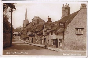 Postcard RPPC St Osyth's Oundie Northamptonshire England UK