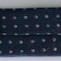 Giorgio Armani Collezioni Silk Neck Tie Dark Blue Silver Dots Armani Logo