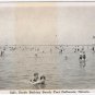 Postcard Safe Sandy Bathing Beach Port Dalhousie Ontario FH Leslie