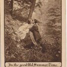 Postcard Couple Kissing In The Good Old Summer Time Bamforth