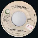 Elton John Sad Songs Say So Much 45 rpm A Simple Man Canadian Pressing