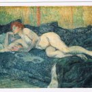 Art Postcard Toulouse Lautrec Reclining Nude 1897 Barnes Exhibit