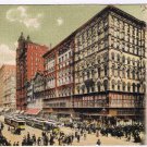 Illinois Postcard Chicago State Street Looking North From Madison Street