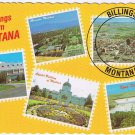 Postcard Greetings From Montana Multi View Billings