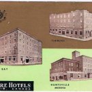 Ontario Postcard Empire Hotels Timmins North Bay Huntsville Muskoka