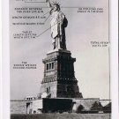 New York Postcard RPPC NYC Bedloes Island Statue Of Liberty National Monument