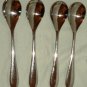 Pfaltzgraff Flatware 4 SOUP SPOONS 18/8 SONYA Glossy Modern Stainless