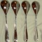 Pfaltzgraff Flatware 4 SOUP SPOONS 18/8 SONYA Glossy Modern Stainless