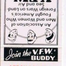 Military Matchbook Cover Taylor Michigan Veterans Foregin Wars Post 4422