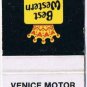Florida Matchbook Cover Venice Best Western Motor Inn