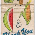 Matchbook Cover Always Good Label