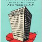 New York Postcard NYC Hotel Chesterfield Off Broadway