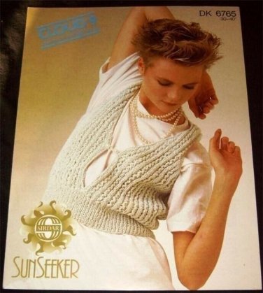 Lady's Top Knitting Pattern  SIRDAR Cloud 9 6765