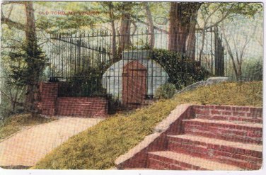 Postcard Old Tomb Mt Vernon Virginia Original Washington Tomb