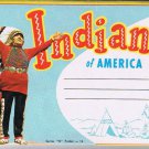 People Postcard Booklet Indians Of America