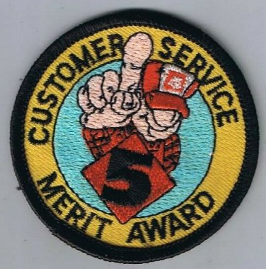 Home Depot Patch 5 Years Customer Service Merit Award 2 1/2" Diameter