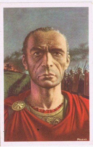 Belgium Illustration Card Our Glorys Historica Ltd Julius Caesar Jean-L&Atilde;&copy;on Huens