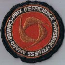 Vintage Sports Patch Canada Fitness Award Prix D'Efficience Physique 3" Diameter