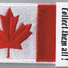 Canada Flag Iron On Sew On Patch 2" x 4" New