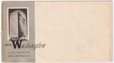 Vintage Envelope Hotel Washington