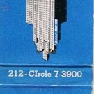 Matchbook Cover Hotel Wellington NYC New York