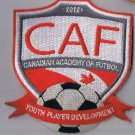 CAF Canadian Academy Of Futbol Soccer 2012 Youth Iron On Sew On Patch 3" x 3.5"