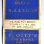 Euclid City New York Matchbook Scottys Wine Dance Liquors Diamond Match VINTAGE