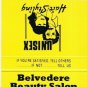 Matchbook Cover Belvedere Beauty Salon Hearst Ontario Cecile Gaboury Yellow