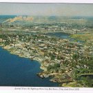 Nova Scotia Postcard Sydney Cape Breton Aerial View