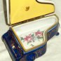 Cobalt Blue Piano Musical Art of Boucher 1859 On Lid