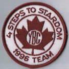 Youth Bowling Canada YBC 4 Steps To Stardom 1996 Team Sew On Patch 3" Diameter