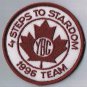 Youth Bowling Canada YBC 4 Steps To Stardom 1996 Team Sew On Patch 3" Diameter