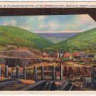 Pennsylvania Postcard Colliery Mountain Setting Anthracite Coal Region