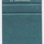 Matchbook Cover Meridien Hotels Air France Montreal Blue Green
