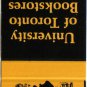 Ontario Matchbook Cover University Of Toronto Bookstores Yellow Second Hand Eddy