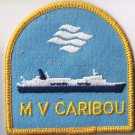 MV Caribou CNR Ferry Newfoundland North Sydney Iron On Sew On Patch 3" x 3"