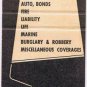 Matchbook Cover James H Wray Insurance Chicago Illinois Tower Insurance