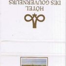 Matchbook Cover Hotel Des Gouverneurs Matane