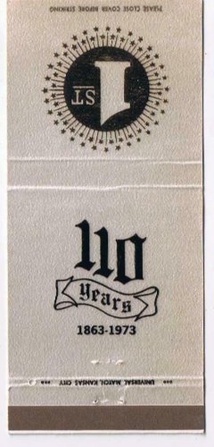 Matchbook Cover The First National Bank Marion Iowa