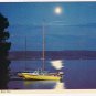 Ontario Postcard Canadian Evening Boats On Lake