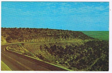 Texas Postcard Ozona Sheffield Lancaster Hill