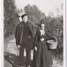 Holland Postcard De Veluwe Farmer & Wife Boer en Boerin RPPC