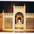 India Postcard Agra Marble Screen Inside Taj Mahal